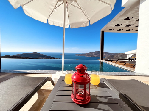  gece  -  Kasım
  | Kalkan Kördere’de Sonsuz Deniz Manzaralı, Isıtmalı Havuzlu Lüks Villa